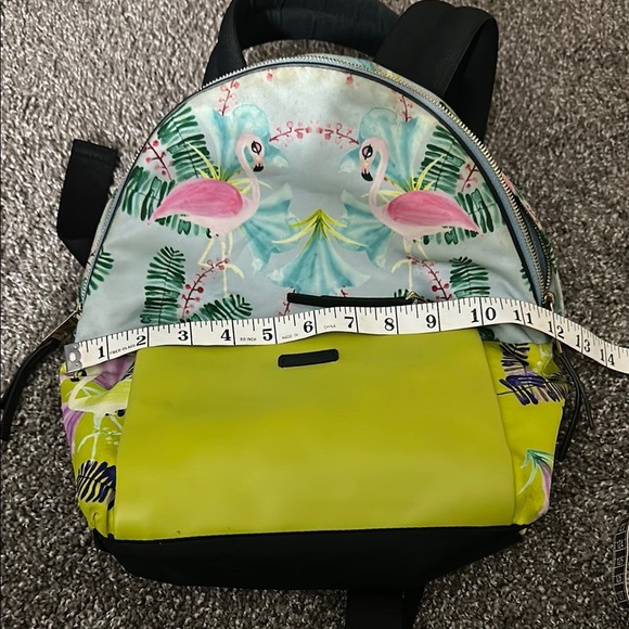 Furla Fiordaliso And Ranuncolo Giudecca Flamingo Neon Small Backpack In Blue - Picture 14 of 15